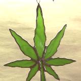 Hemp Leaf suncatcher