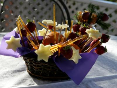 New Year's fruit basket 6689