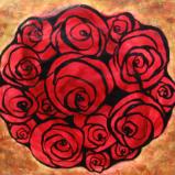 Red & Gold Rose I