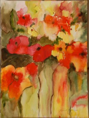 #32 Red Poppies  (SOLD)