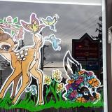 DIY window painting stencils