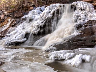 Bastion Falls Winter Icicles Bastion Falls Winter Icicles