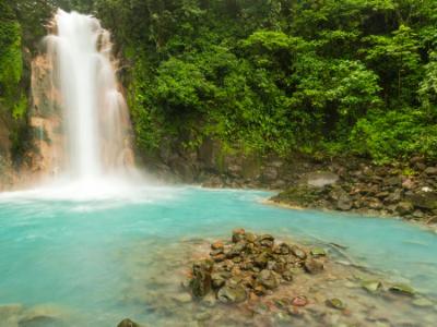 Rio Celeste Waterfall Panorama Rio Celeste Waterfall Panorama
