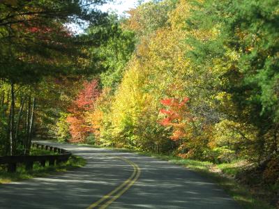 Foothills Parkway in the fall
