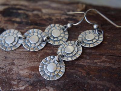 *SOLD OUT* Sterling silver "Dalia" dangles *SOLD OUT* Sterling silver "Dalia" dangles