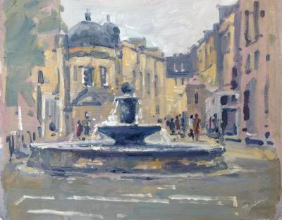 Great Pulteney street fountain Great Pulteney street fountain