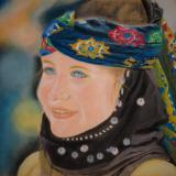 Blue-eyed Asian Girl (sold)