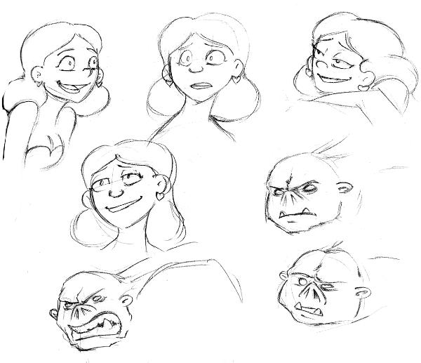 Damsel and Brute Expressions