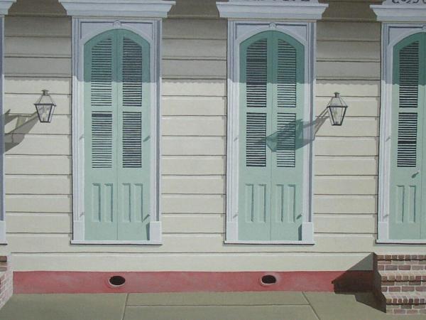 French Quarter Doors   20" x 24"   sold