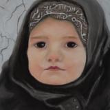 Small Girl in Scarf