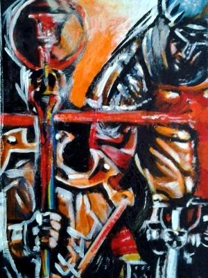 Protector Of The Hoy Grail - Painting 3 of Knights & Warriors Commission Protector Of The Hoy Grail - Painting 3 of Knights & Warriors Commission