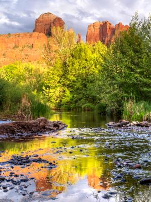 Red Rocks and Reflections Red Rocks and Reflections