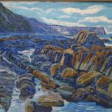 On the beach at Bucks Mill