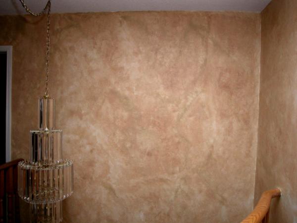 3 colour fresco paint finish