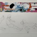 I have no doubt (m/m and acrylic on paper 2024)