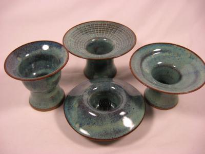 120424.BDEJ Flower Vases with Multiple Glazes 120424.BDEJ Flower Vases with Multiple Glazes