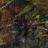 Matted Mini Abstract #26 (Olive Series 19-28)