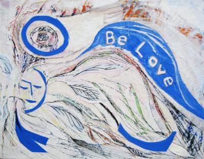 Be Love: White and Indigo Angel Be Love: White and Indigo Angel