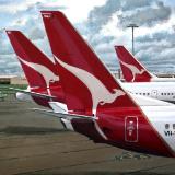 Qantas Tails at Brisbane Airport