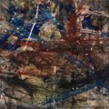 Mounted Mini Abstract 12 (Blue Series 1-12)