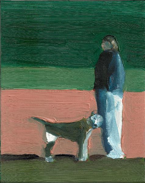 "Figure with Dog"