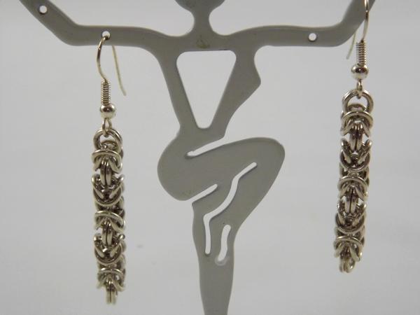 E-65 Sterling Silver Chain Earrings