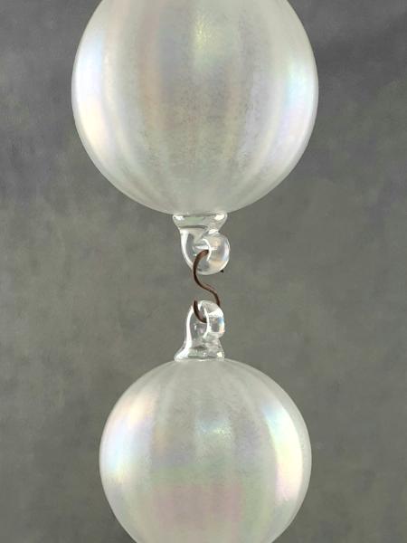 #11102505 Three Hanging Ball sculpture Glows in the Dark MED-5.75'' SM-4.25'' XSM-3.25'' 20.75'' Long $190.00