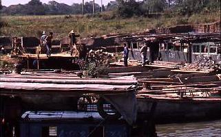 Chinese workersDumping coal