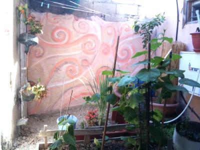 Exterior Wall Painting: Garden