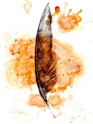 Small Raven Feather Small Raven Feather