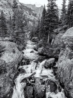 Glacier Creek B&W Glacier Creek B&W