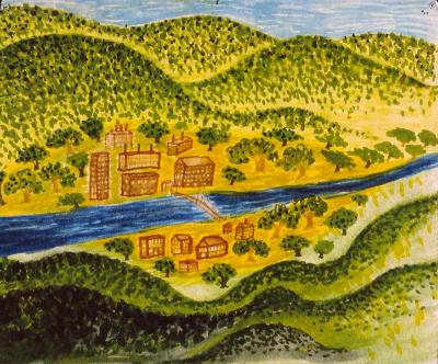 Sketch of my recollection of Wheeling, West Virginia