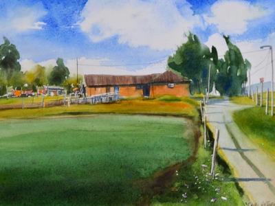 Andean landscape, 35cm x 50cm, 2018 (WATERCOLOR DEMONSTRATION) Andean landscape, 35cm x 50cm, 2018 (WATERCOLOR DEMONSTRATION)