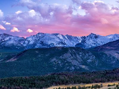Vivid Sunrise over Moraine Park and the Continental Divide (Click for full width) Vivid Sunrise over Moraine Park and the Continental Divide (Click for full width)