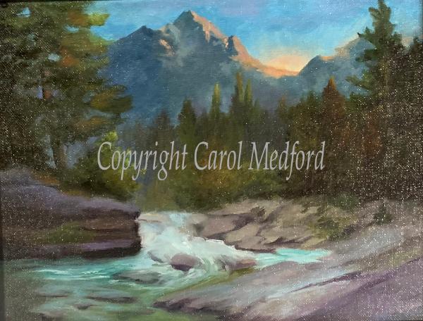 Silent Majesty, Oil,  12" x 9" Sold