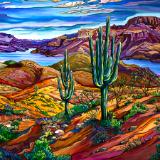 Arizona Winter, Apache Lake, AZ 36x72 SOLD