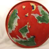 110920.D Large "Red World" Platter