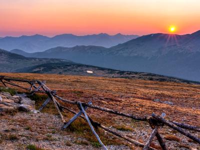 Gore Range Overlook Smoky Sunset Gore Range Overlook Smoky Sunset