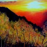 Blazing sunset Sold