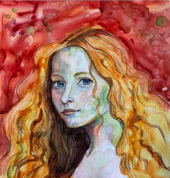 Mermaid 2 (Watercolour)