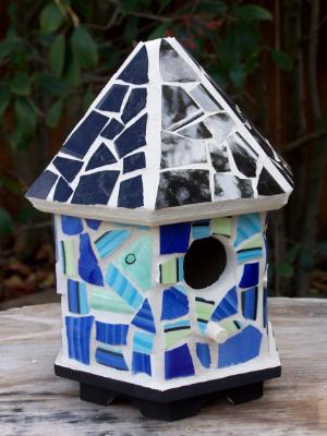 Blue Birdhouse