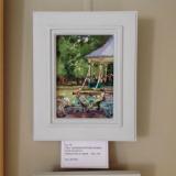No. 39.  Bandstand, Swindon Old Town Gardens, oils, 7x5 ins.