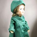 Polished cotton coat and Hat for Rosette