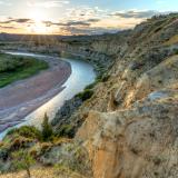 Wind River Canyon Golden Hour