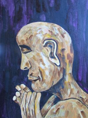 #58) Trapped in the land without color, forgotten gods practice their poses, readying themselves for restoration. #58) Trapped in the land without color, forgotten gods practice their poses, readying themselves for restoration.