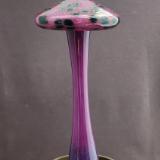 #04052413 LG mushroom with glass stake 15''Hx6''W $100