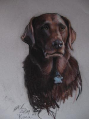 Kona 16x20" pastel Kona 16x20" pastel