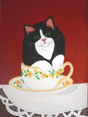 Cat in a Teacup