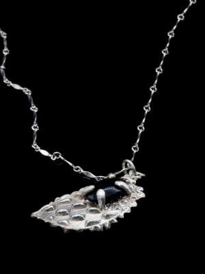 Onyx and Sterling Pendant
