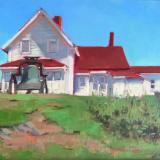 Lighthouse Morning 16x20" oil